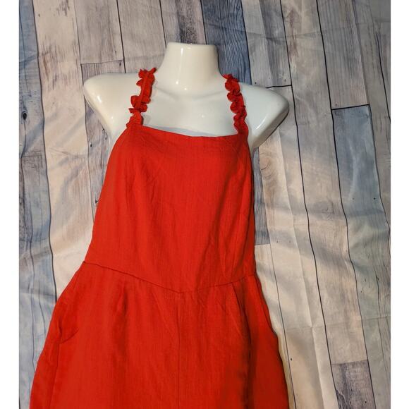 Lost + Wander Red Jumpsuit Size M - Picture 5 of 7